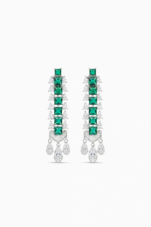 Axiom Green Drop Earrings