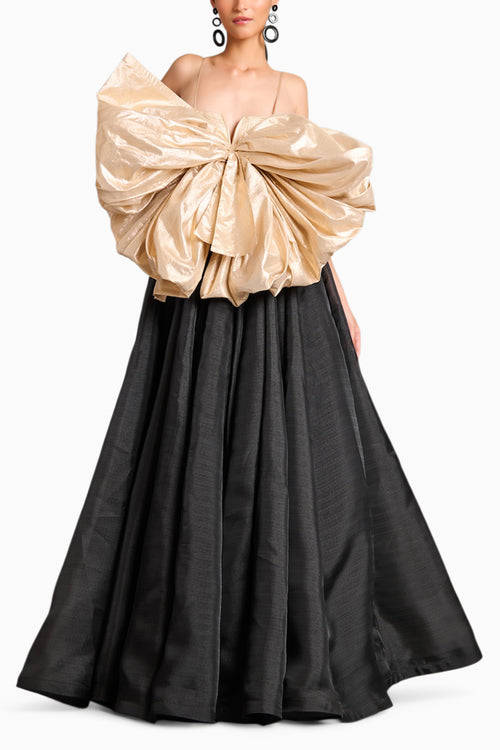 NS Gold Bow Gown