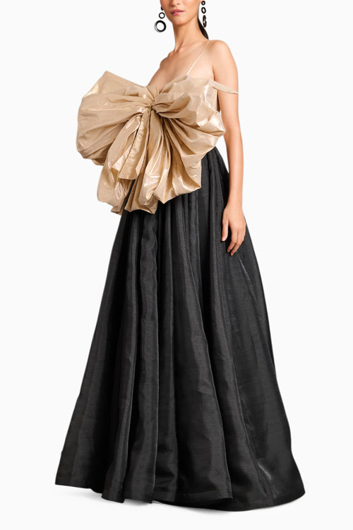 NS Gold Bow Gown
