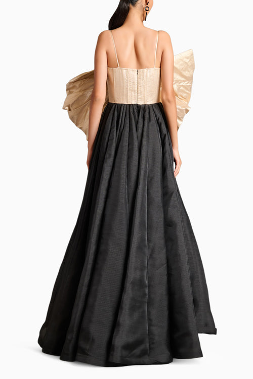 NS Gold Bow Gown