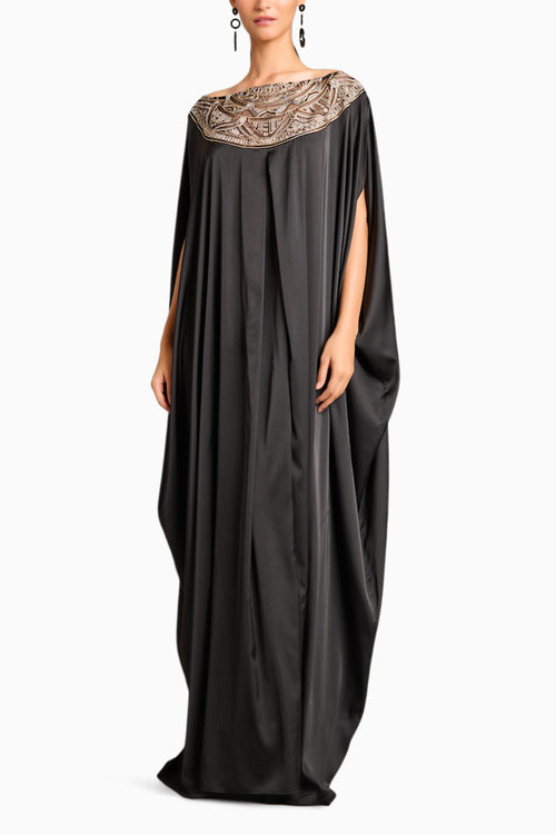 NS Black Zari Kaftan