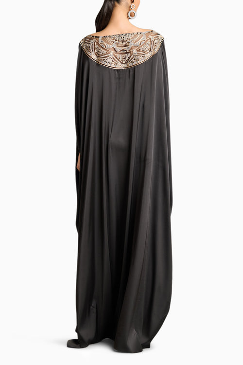 NS Black Zari Kaftan