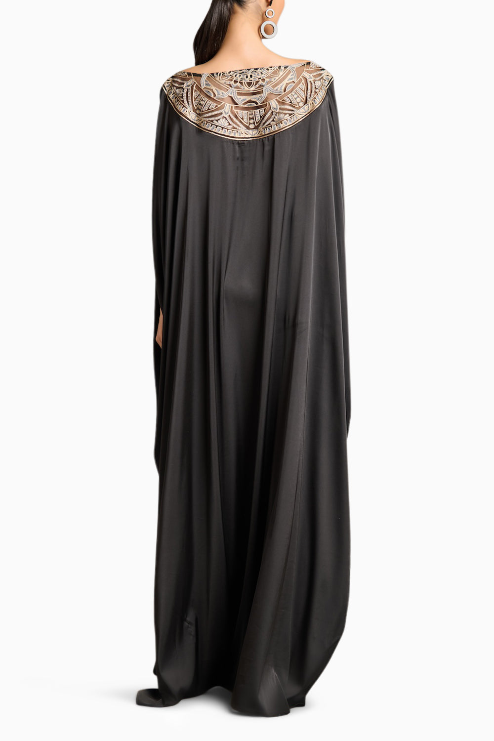 NS Black Zari Kaftan