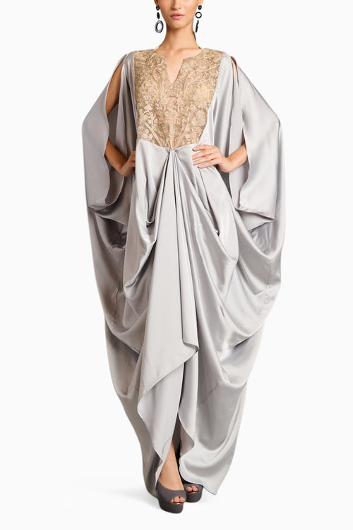 NS Steel Zari Forest Kaftan
