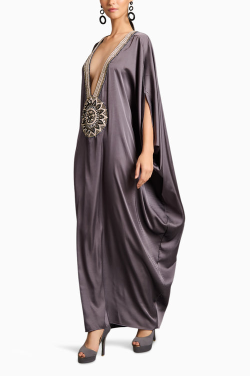 NS Charcoal Mandala Kaftan