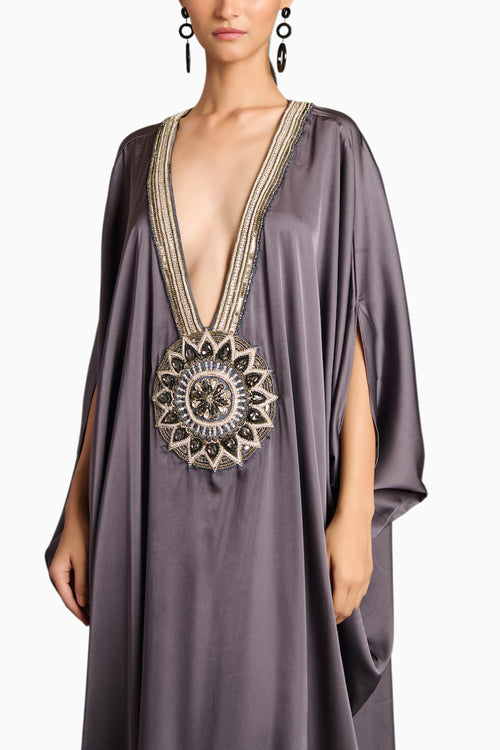 NS Charcoal Mandala Kaftan