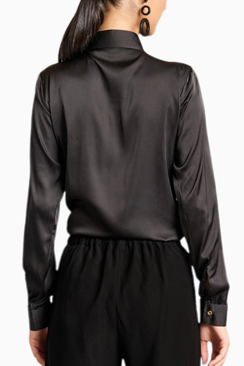NS Black Crystal Rope Shirt