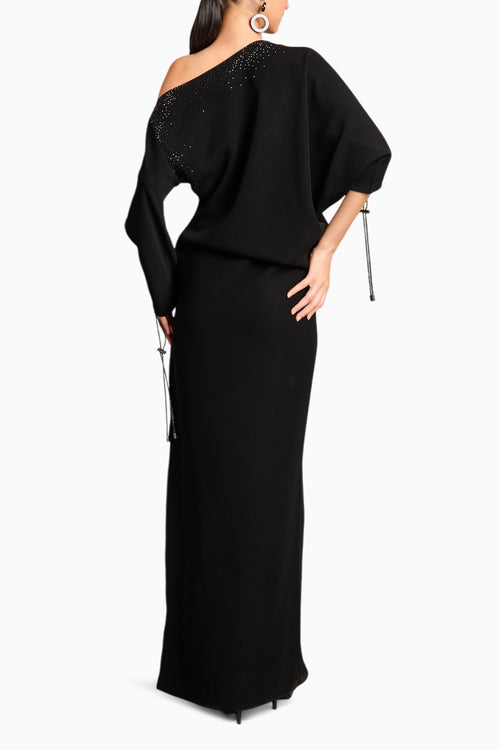 NS Crystal Asymmetric Gown