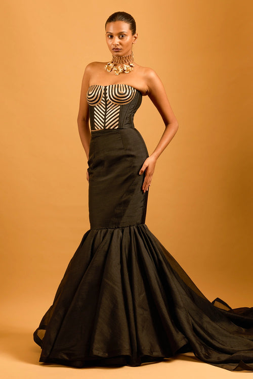 Trifecta Black Mermaid Skirt