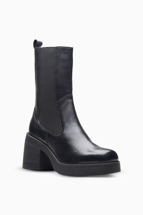 Sunset Chelsea Black Ankle Boot