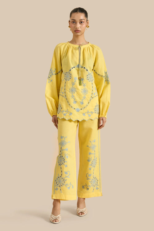 Solange Yellow Co-ord Set