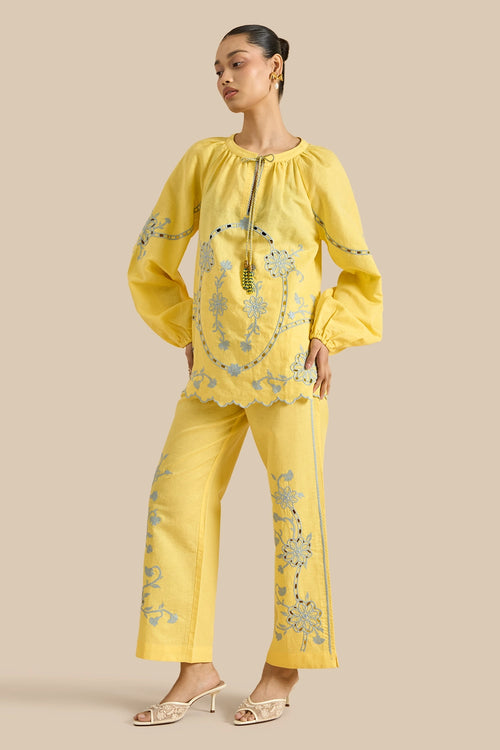 Solange Yellow Co-ord Set