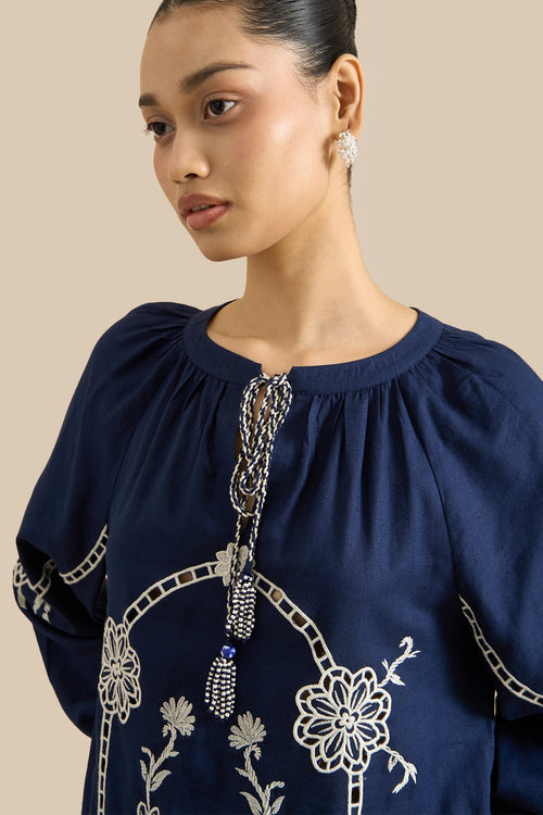 Solange Navy Co-ord Set