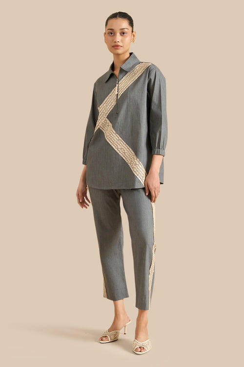 Edge Denim Co-ord Set