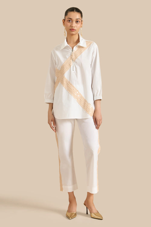 Vela White Co-ord Set