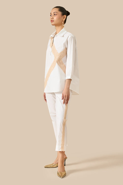 Vela White Co-ord Set