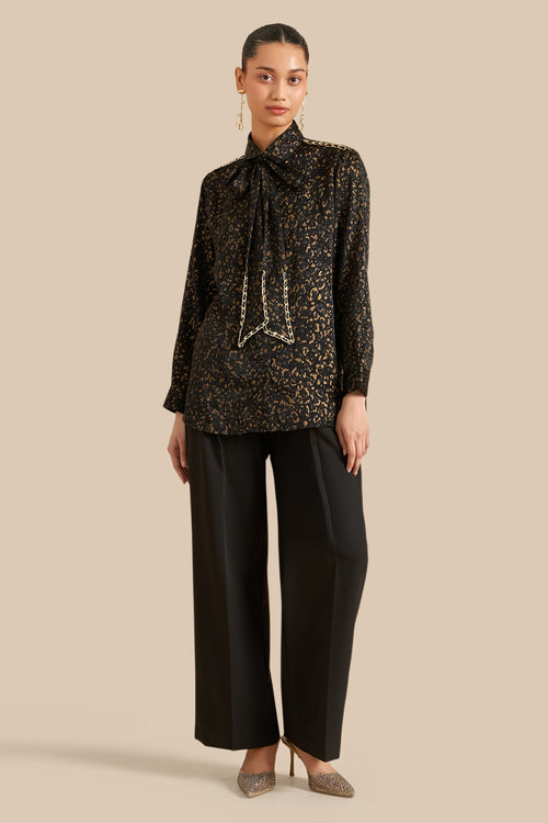 Lazuli Leopard Print Shirt