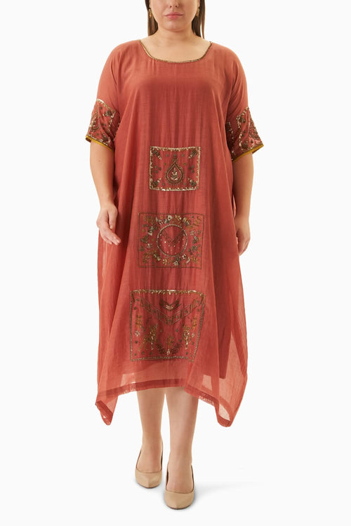 Pink Akaari Kaftaan