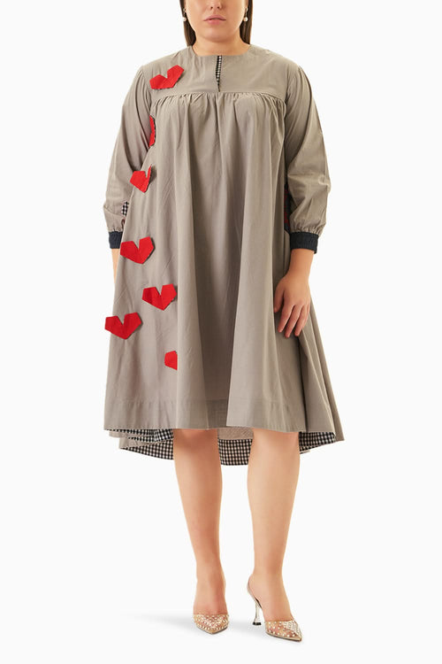 Love Bug Grey Dress