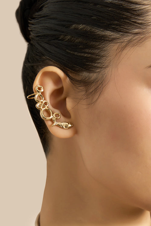 Sea Foam Earcuff