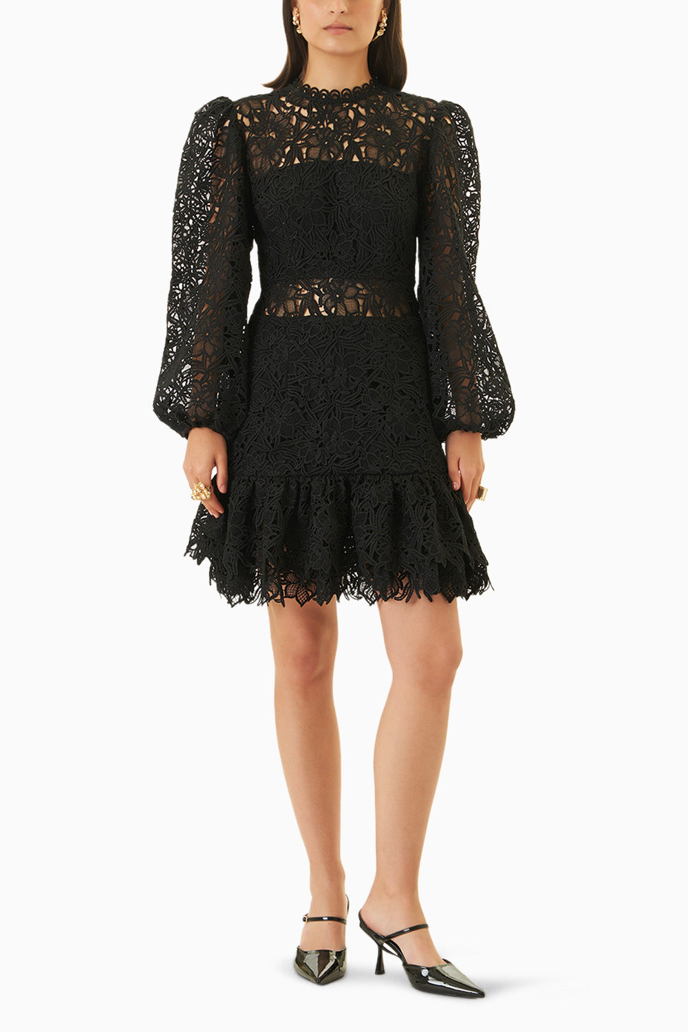 Peak-A-Boo Lace LBD