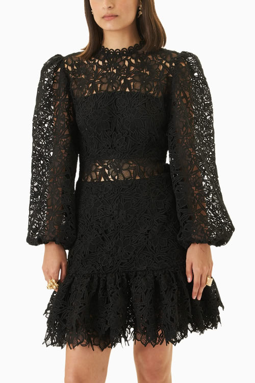 Peak-A-Boo Lace LBD