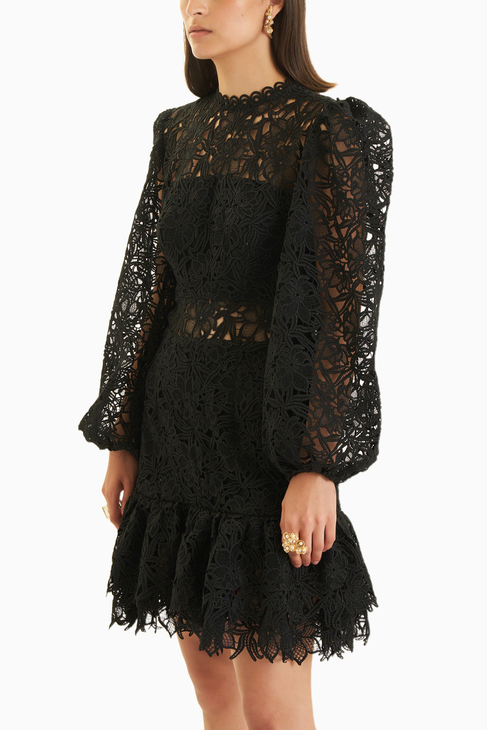 Peak-A-Boo Lace LBD