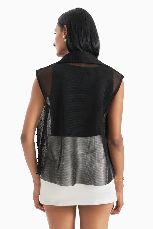 Black Pearl Drift Mesh Vest