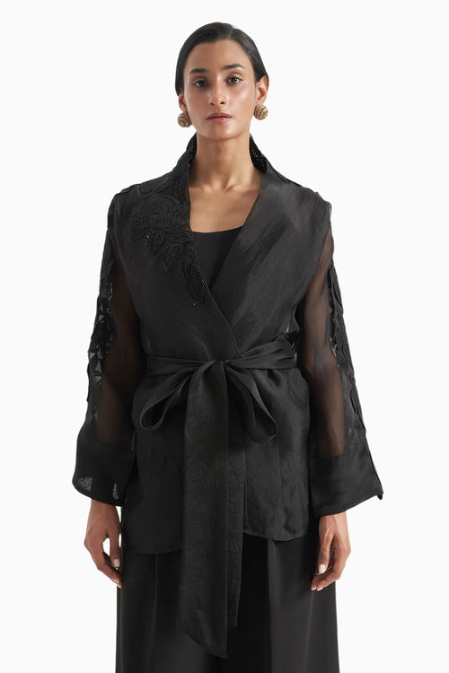 Saba Kim Overlay Top