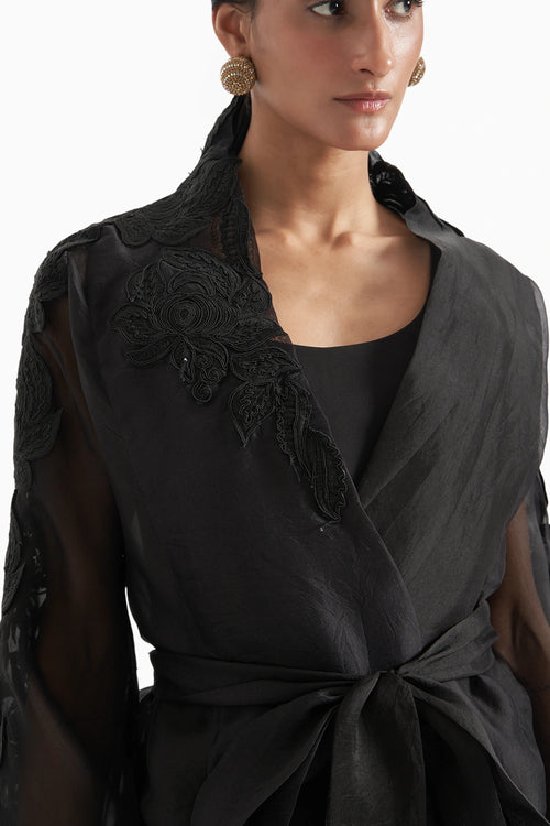 Saba Kim Overlay Top