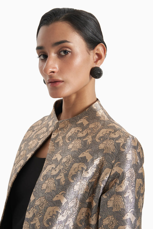 Savannah Oversized Banarsi Jacket Set