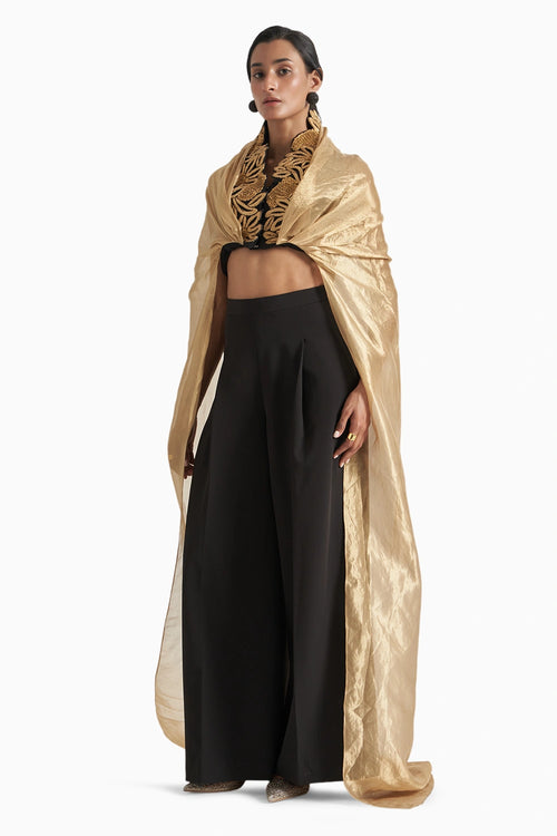 Crown Tissue Black-Gold Top Set