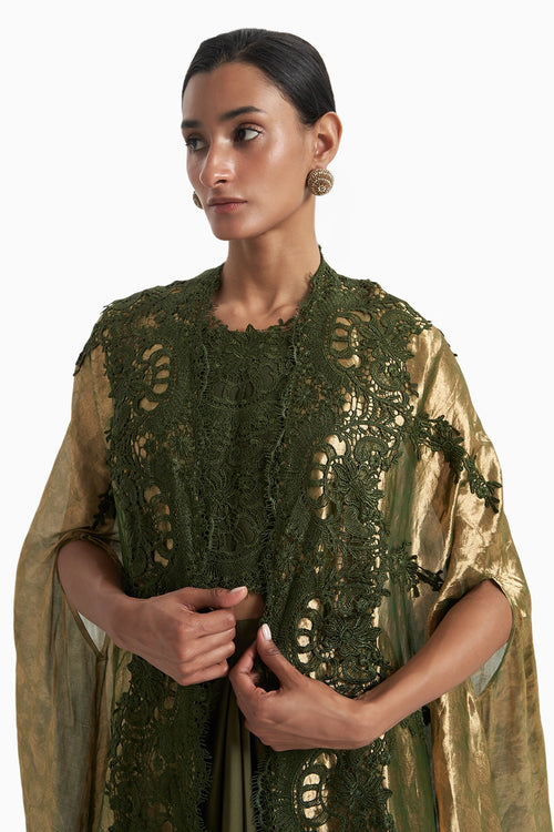 Green Tissue Lace Fusion Set