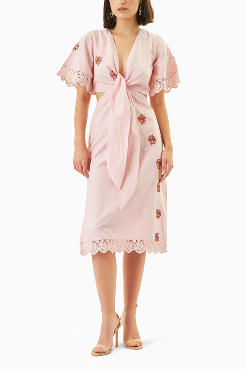 Celia Tie Up Dress