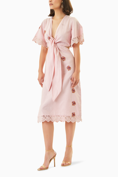 Celia Tie Up Dress