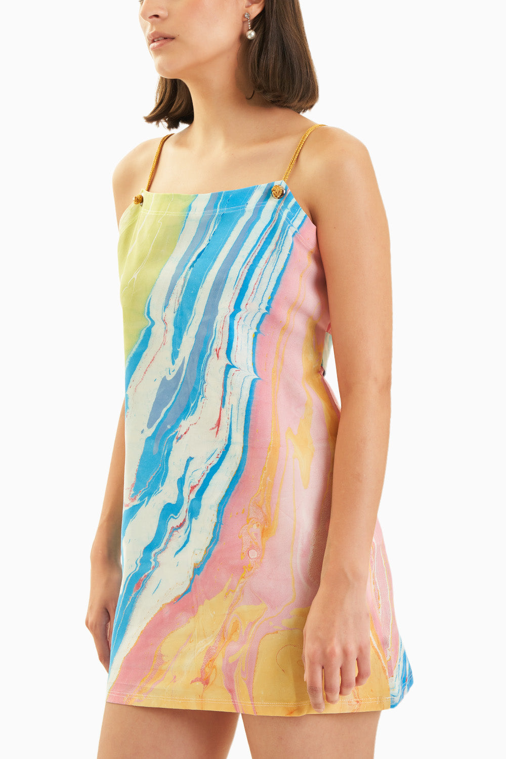 Candyfloss Satin Slip Dress