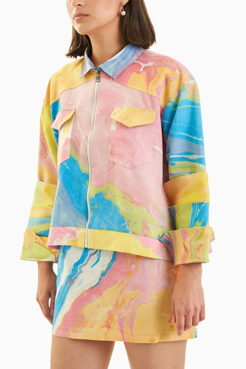 Candyfloss Layer Cuff Jacket