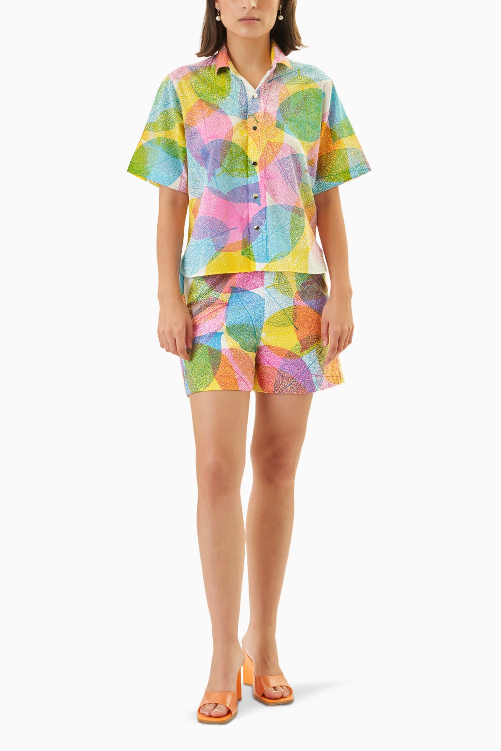 Whispering Leaves Shirt with Shorts