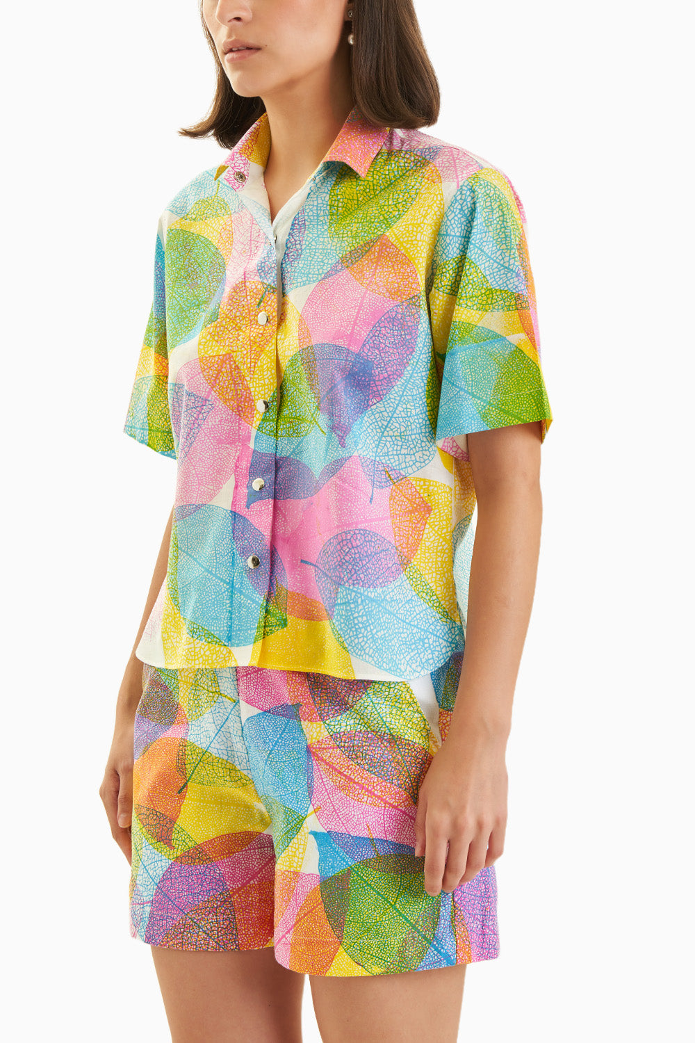 Whispering Leaves Shirt with Shorts