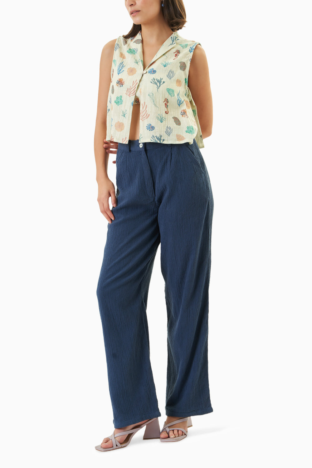 Reef top and Azure Pant