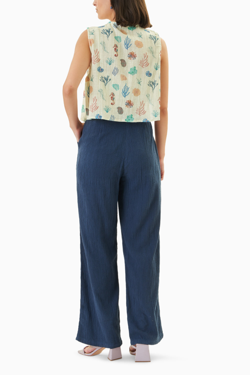 Reef top and Azure Pant