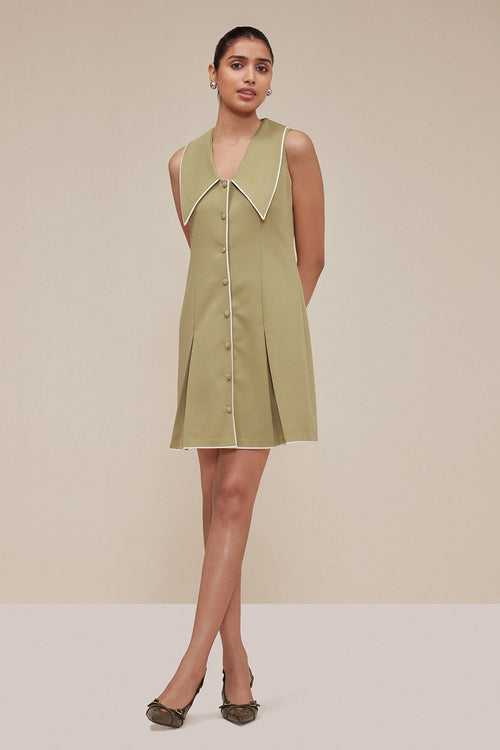 Maison Pleated Dress