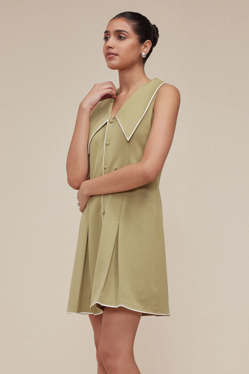 Maison Pleated Dress