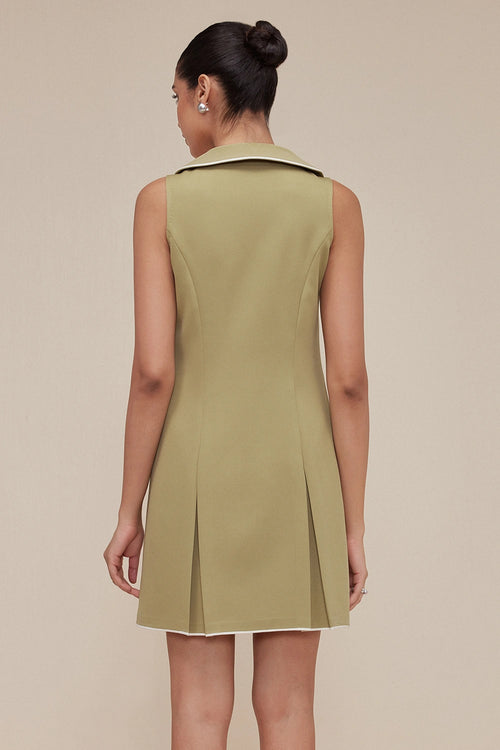 Maison Pleated Dress