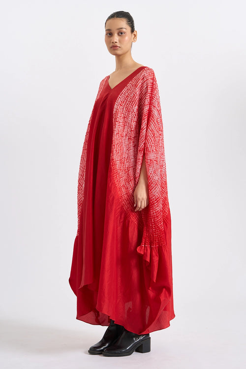 Red Sleeve Dress