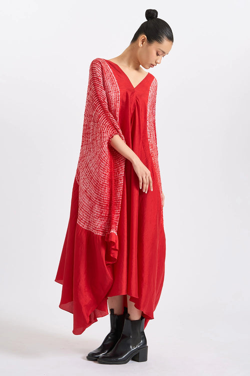 Red Sleeve Dress