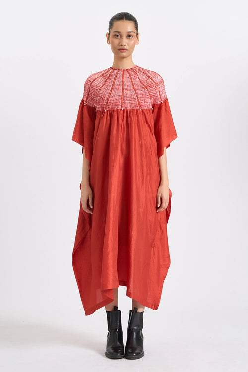 Clay Sector Swirl Kaftan