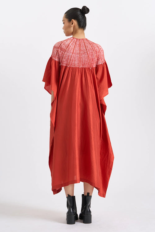Clay Sector Swirl Kaftan