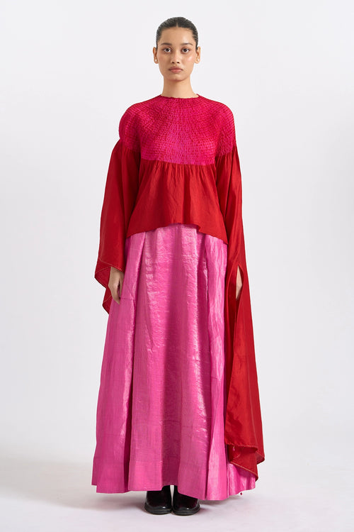 Red Rani Sector Drape
