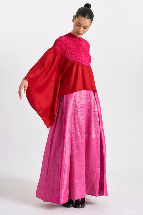 Red Rani Sector Drape